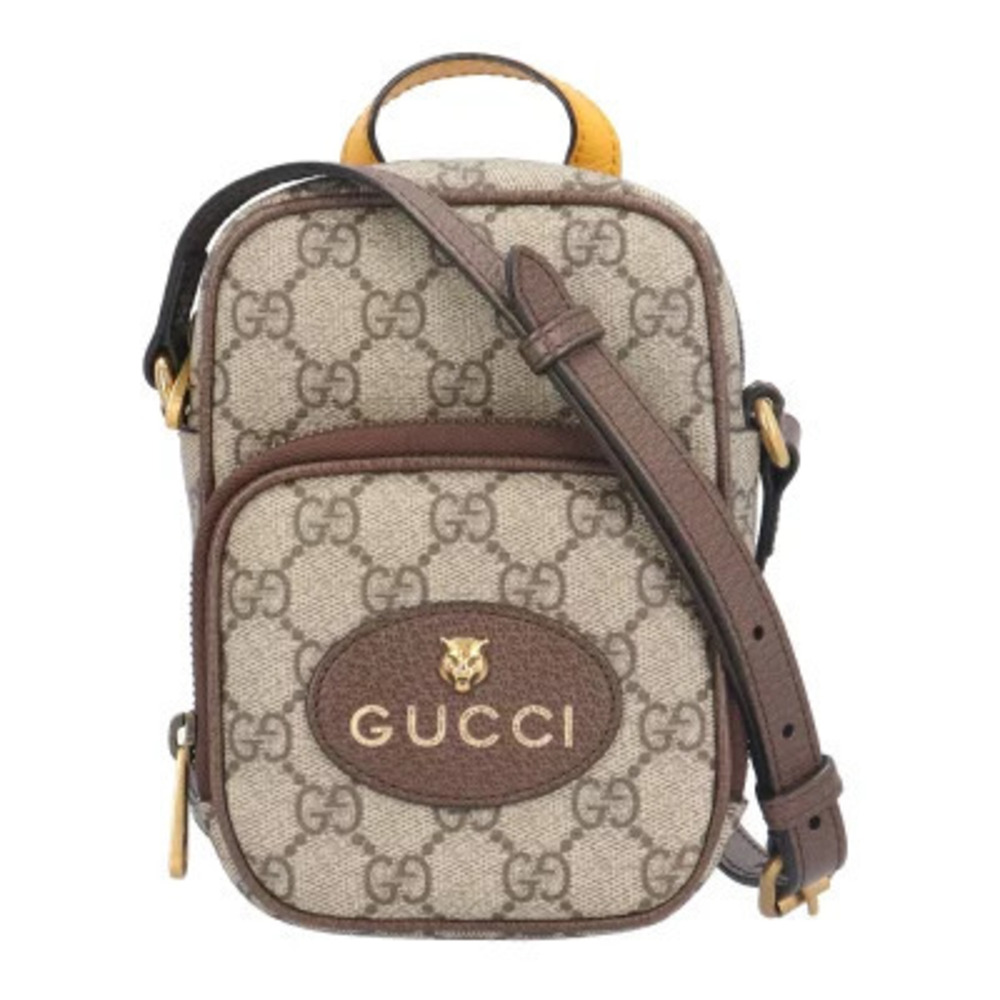 Gucci Neo Shoulder Bag GG Supreme Canvas Beige Cream